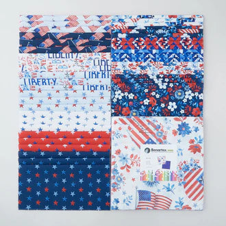Faith, Family, Freedom 10" Squares Benartex Nicole Decampe