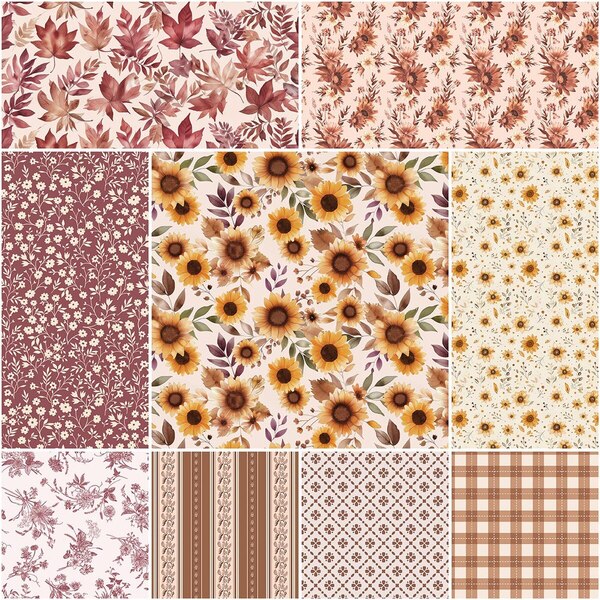 Harvest on the Prairie 10" Stacker Modern Prairie Riley Blake 10­-18280­-42