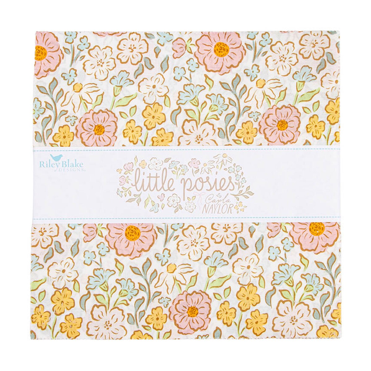 Little Posies 10" Stacker Layer Cake Cayla Naylor Riley Blake 10-18320­-42