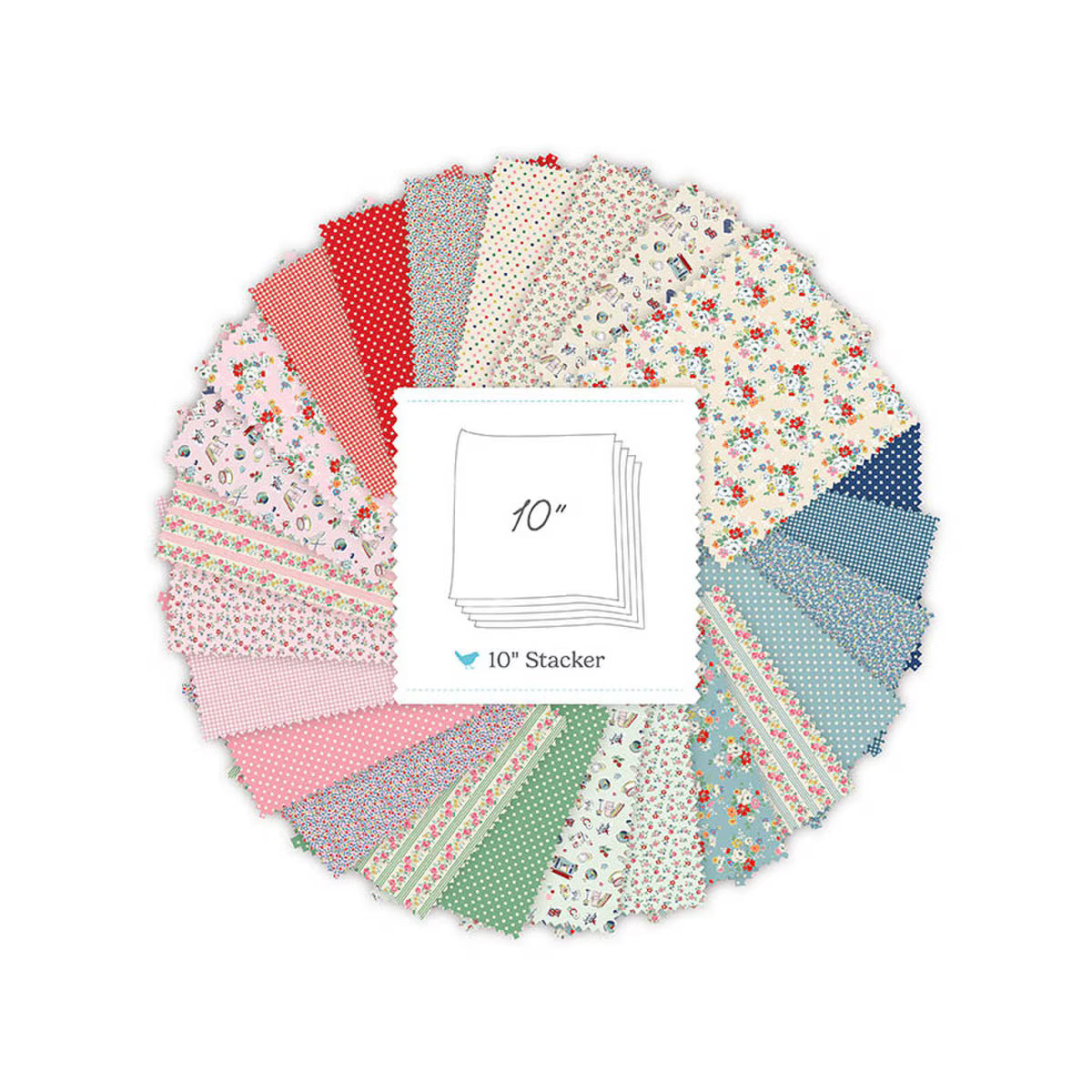 Cath Kidston Signature Collection 10" Stacker Layer Cake 10­-18370­-42 Riley Blake