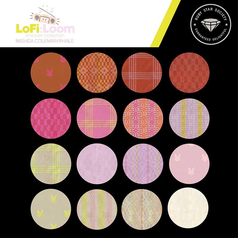 Lofi Loom Wovens RS1137PP Charm Pack Moda Each 42 Pcs Asst