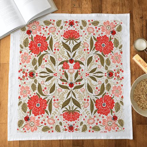 Tea Towel Lady Bug GB F547 Gingiber