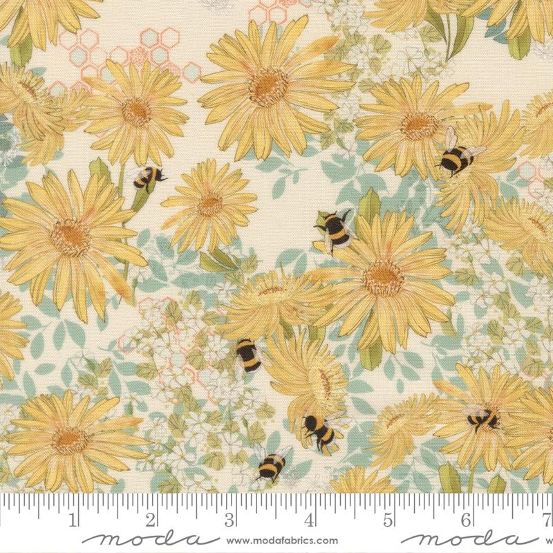 Pollinators Cloud 48811 11  Moda Half Yard