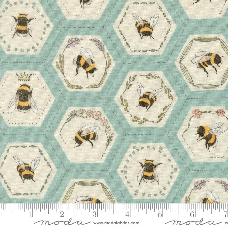 Pollinators Stream 48814 16 MODA Half Yard