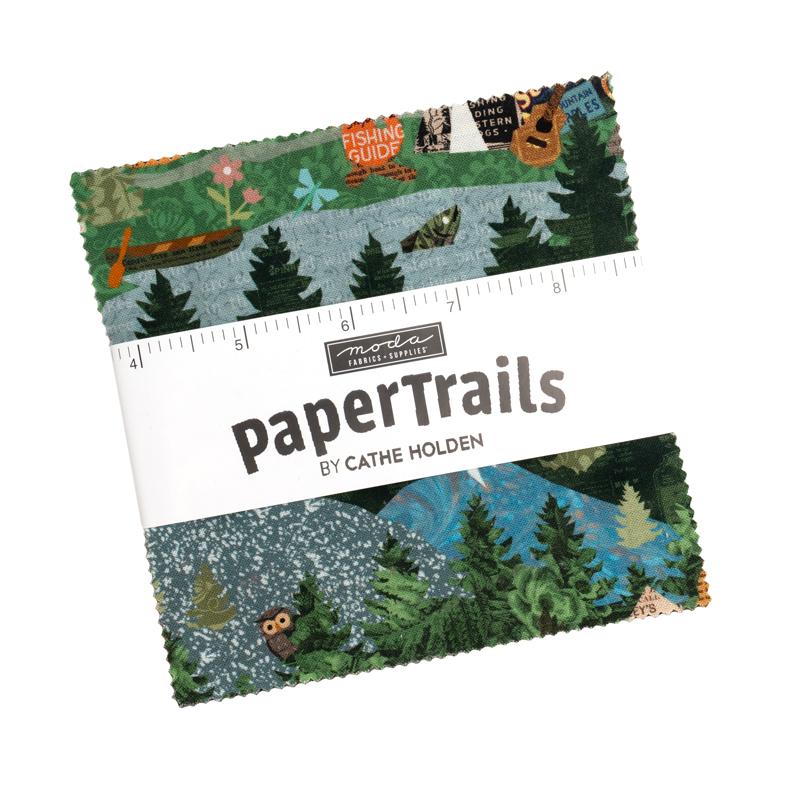 Paper Trails 5" Charm Pack 39590PP Cathe Holden Moda