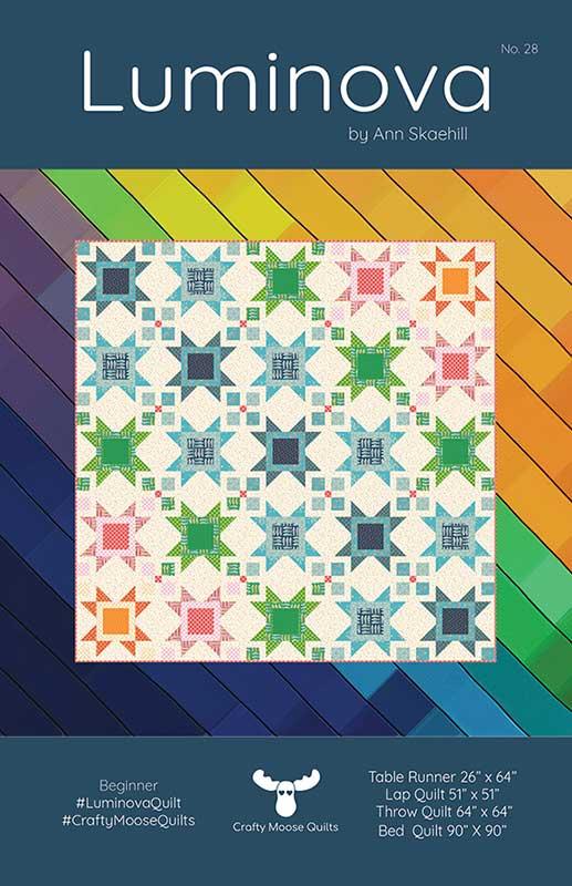 Luminova CMQ 28 Crafty Moose Pattern Moda Fabrics