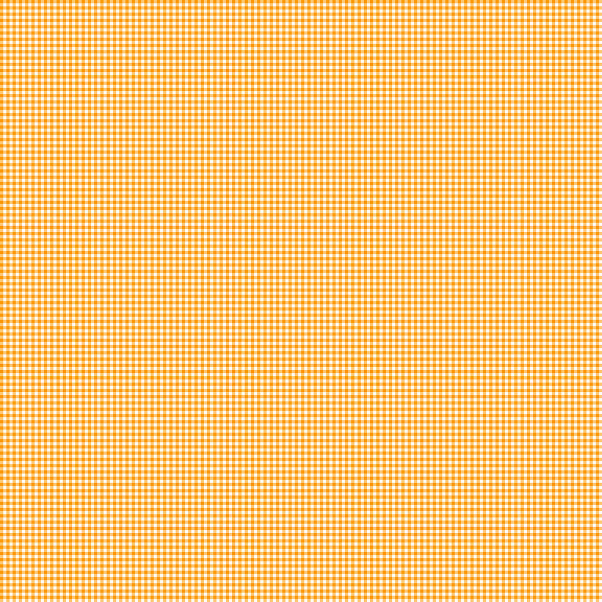 Ghostly Garden Bitty Gingham Orange by KP Creates For Andover A-10199-O Half Yard