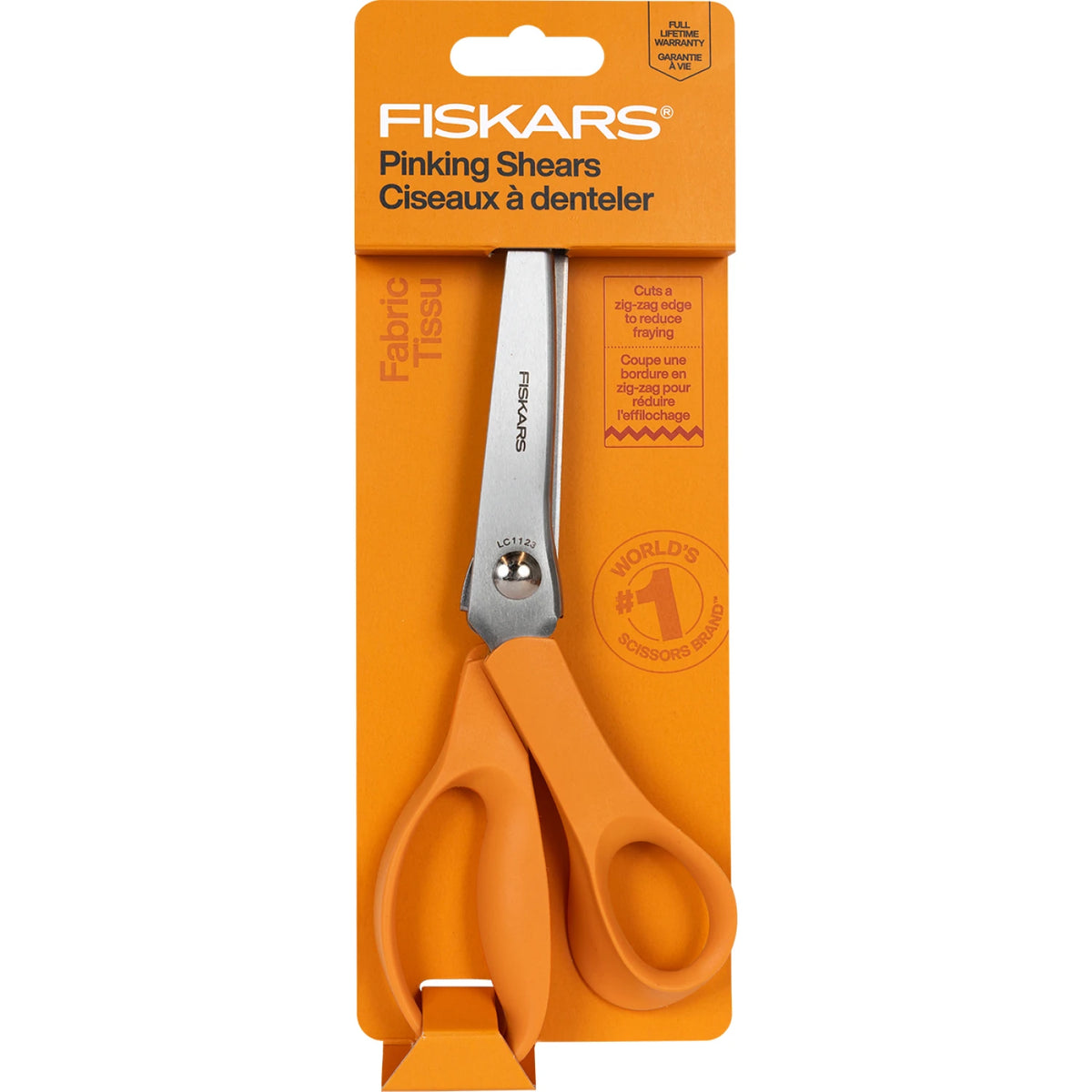Fiskars 10in Pinking Shears Orange - 1069758