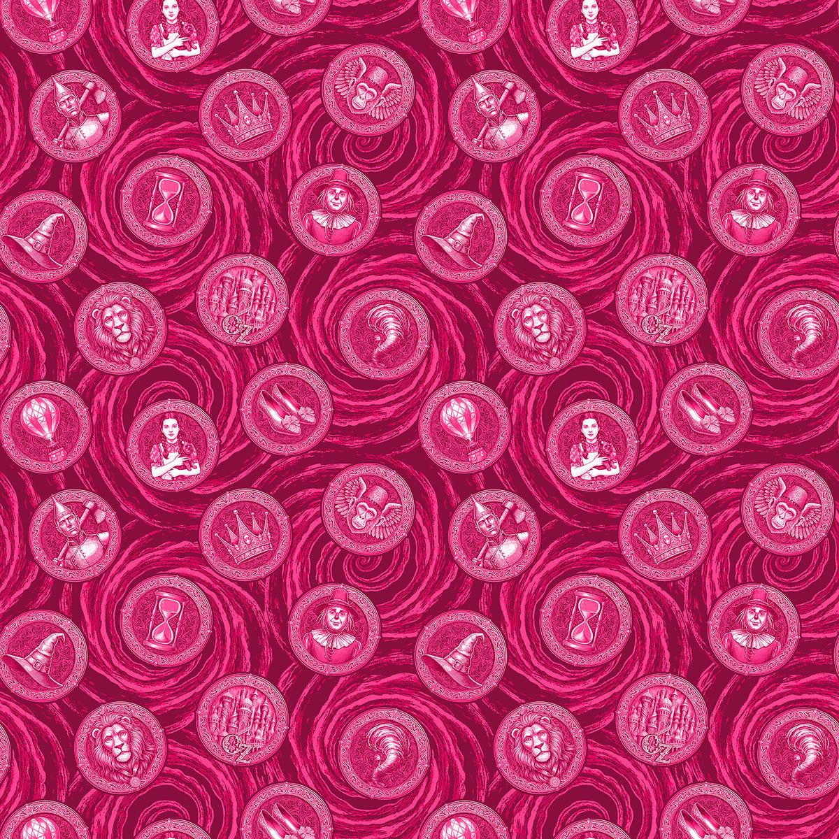 Good Together II Ozian Twister in Pink 10861-25 Patrick Lose Northcott Fabrics Half Yard PRE ORDER