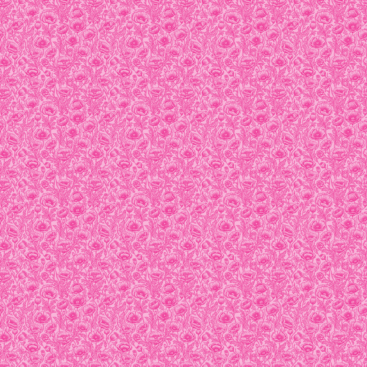 Good Together II Ozian Poppies in Pink 10862-22 Patrick Lose Northcott Fabrics Half Yard PRE ORDER