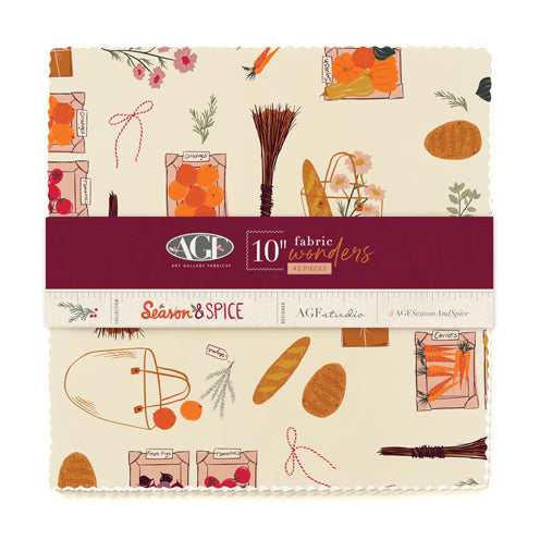 Season & Spice 10" Squares 42 Pcs 10W-SSP Art Gallery