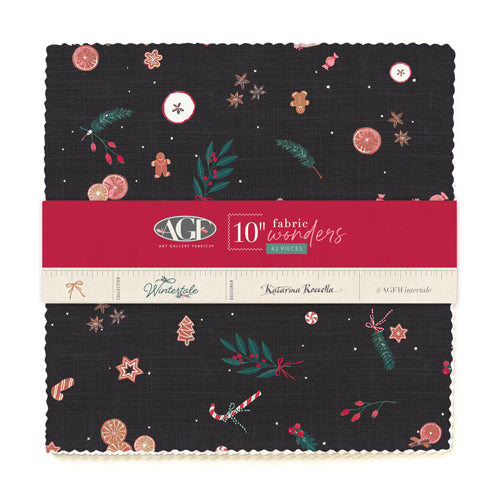 Wintertale 10" Squares 10WWNT Katarina Roccella Art Gallery