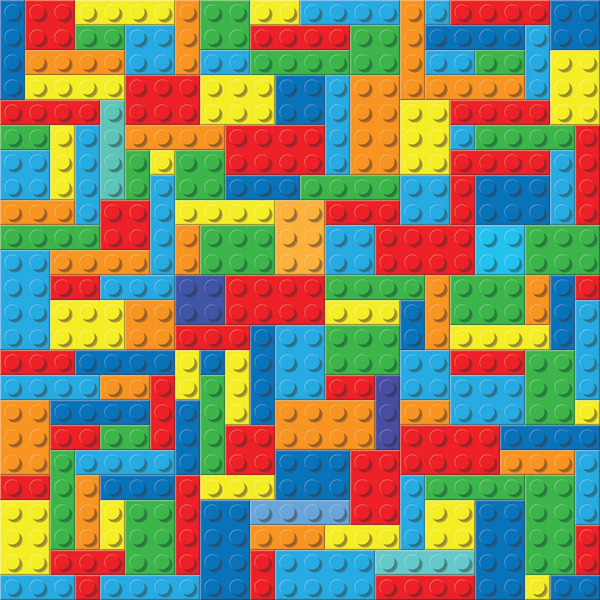 Building Blocks Packed Multi 116682 Mook Half Yard