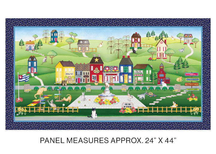 Kitty City 1246499B 2/3 Yard Panel Benartex 54M