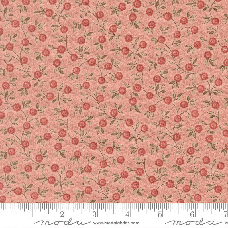 French General Fleur De Paris Vines Pale Rose Moda 13995 16 Half Yard