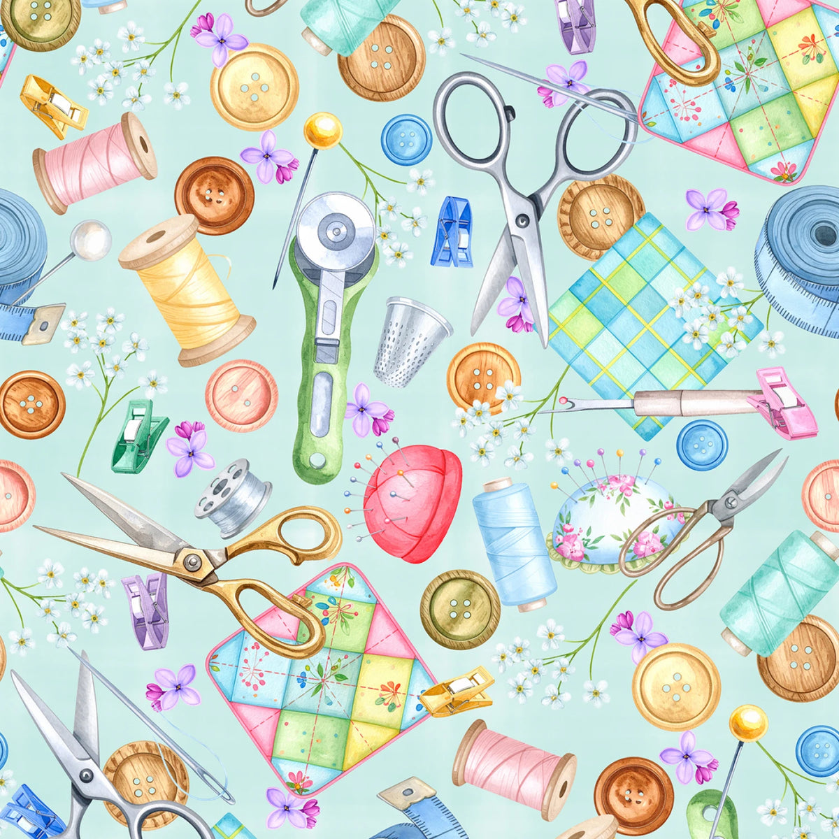 Prairie Notions Sewing Notions Mint 142127 Mook Half Yard