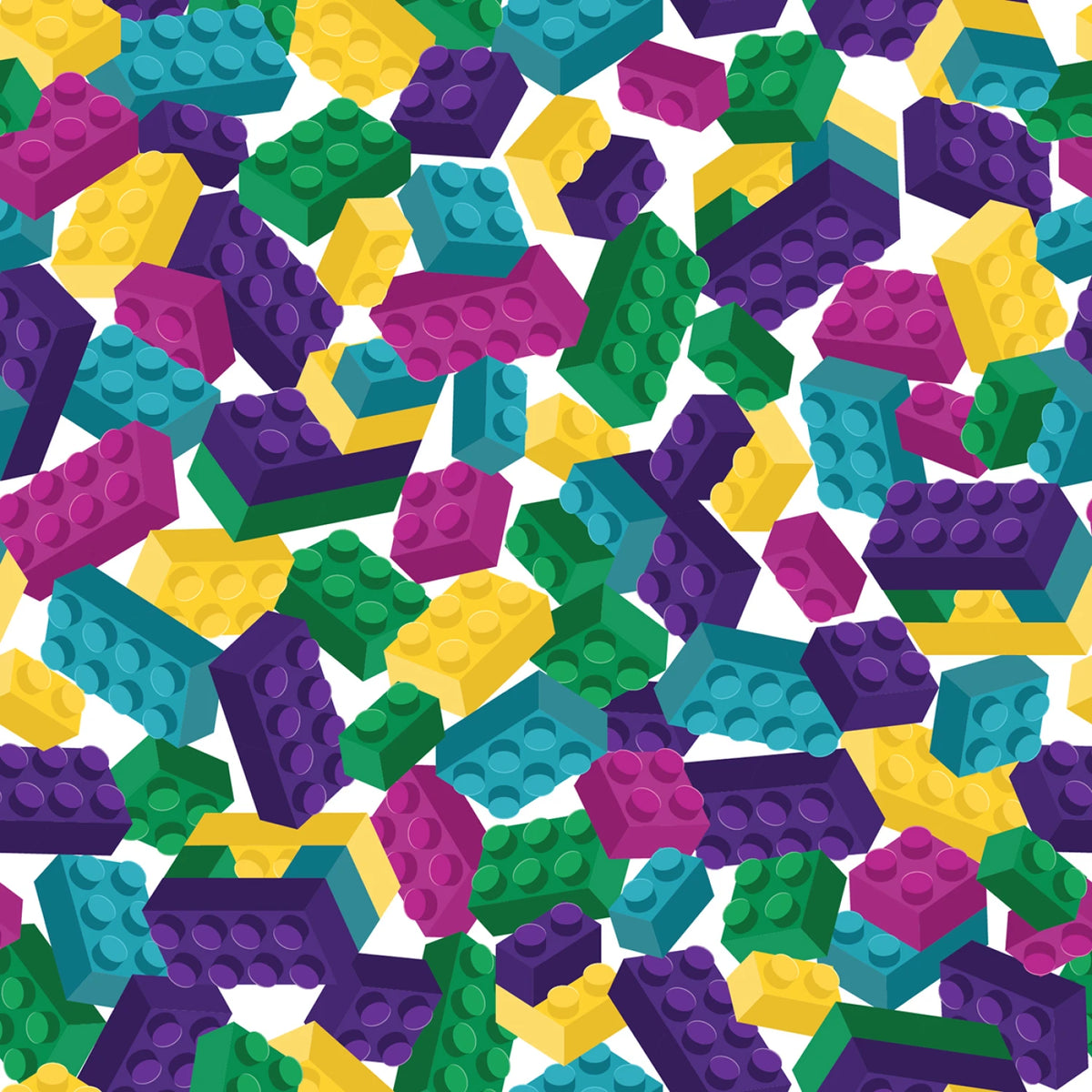 Building Blocks Bright Blocks Multi 143448 Mook Half Yard