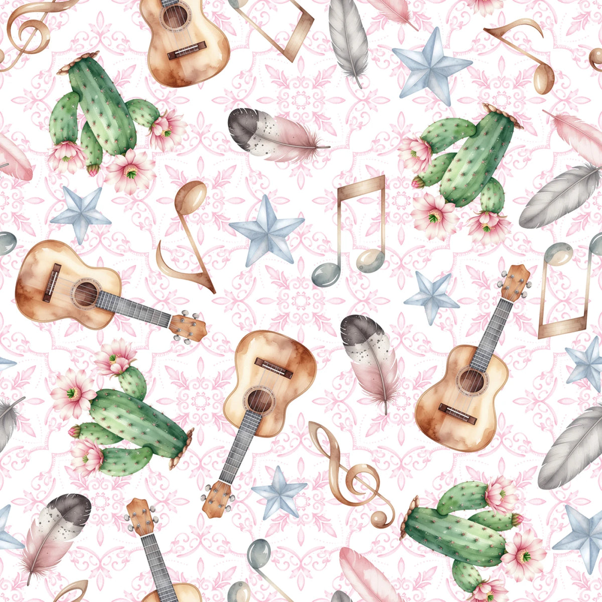 Country Girl Desert Song Pink 143610 Mook Half Yard