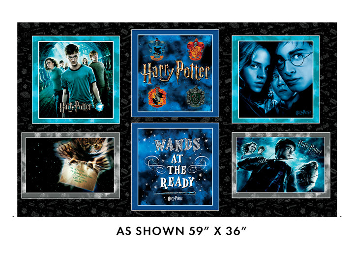 Harry Potter Pillow Project 1 Yard Panel Benartex 15221W12B 68M