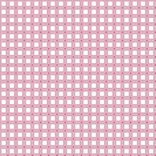 Stitch Garden 1619520B Aida Pink Cherry Guidry Benartex Half Yard
