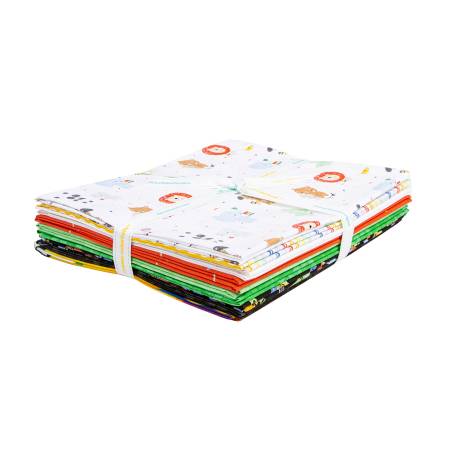New Box of Crayons 8 Yard + Panel Bundle Cloud Riley Blake Designs 1YD-16510C-9