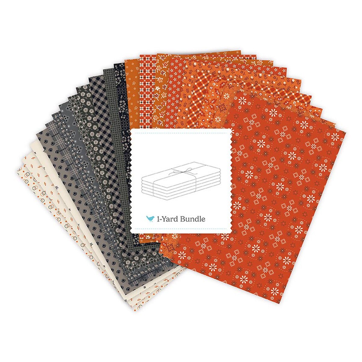 Pumpkin & Licorice 1YD­-18780­-21 1-Yard Bundle Lori Holt Riley Blake