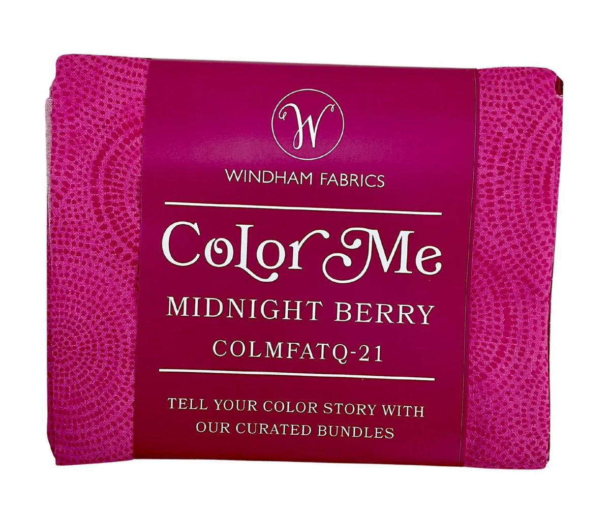Color Me COLMFATQ-21 Midnight Berry Fat Quarter Whistler Studios Windham