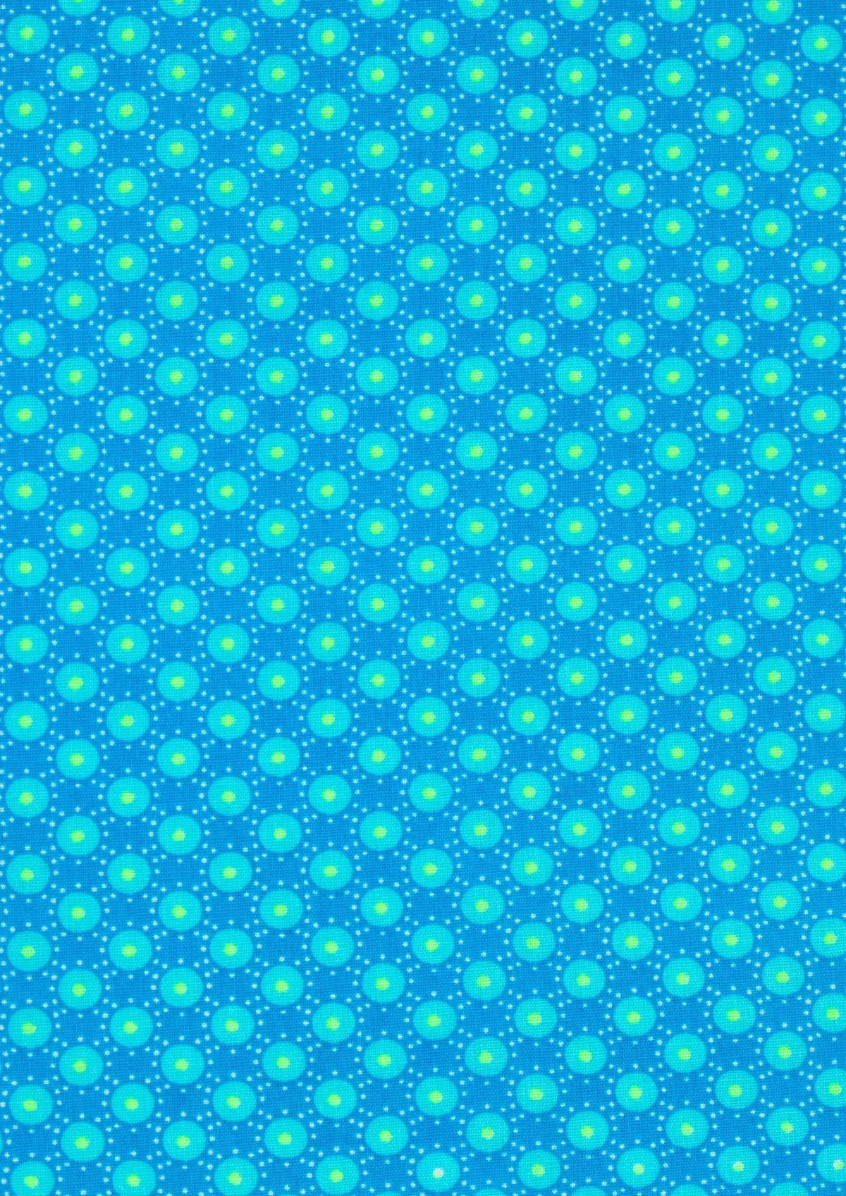Bubble Blue Aruba 861 Poplin Petit Pan Half Yard