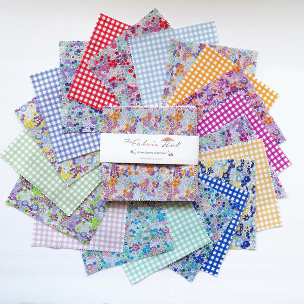 Fabric Hut 5" Charm Pack Urban Liberty CSF-1 Collection 40 Pcs