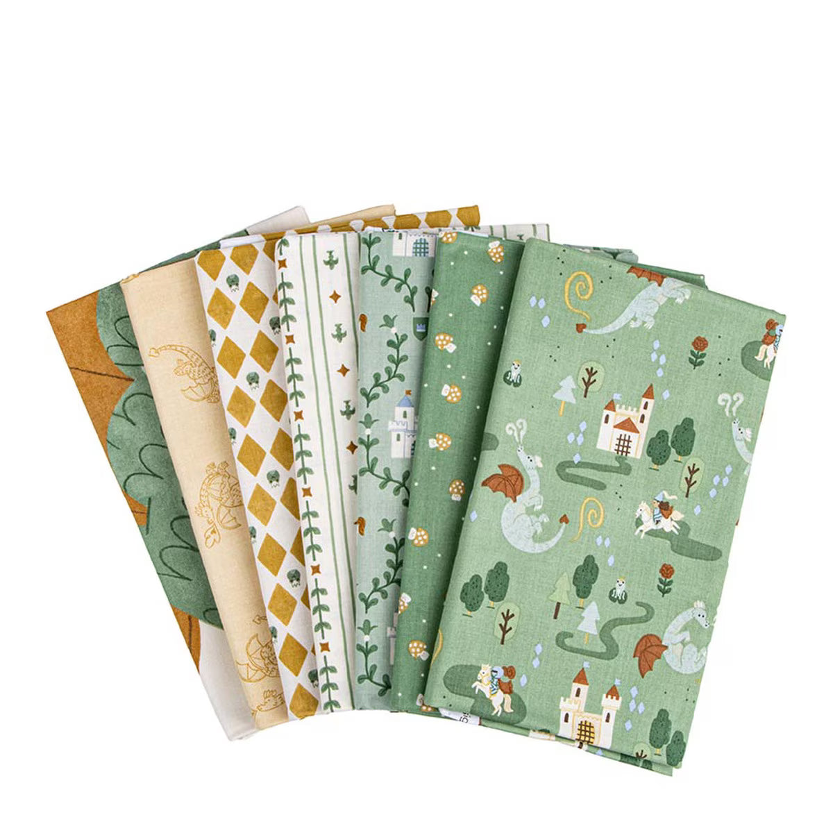 Faraway Kingdom Forest 7-Yard Bundle by Natalia Juan Abello for Riley Blake Designs 1YD-­17430F­-7 by the Bundle