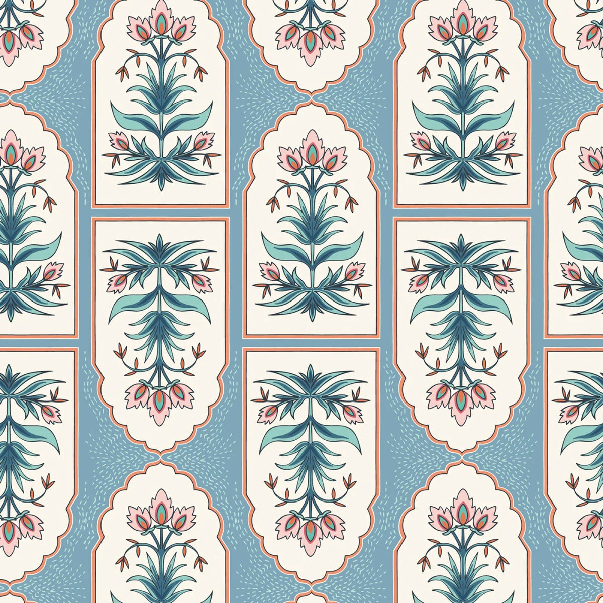 Jaipur 228208 Floral Frame Jayme Murray Cloud9 Half Yard