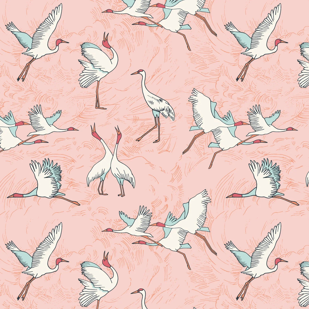 Jaipur 228209 Sarus Crane Jayme Murray Cloud9 Half Yard
