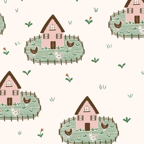 It Was the 70s 229373 In Flock Green Cloud9 Half Yard