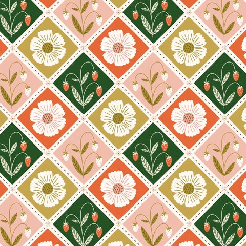 It Was the 70s 229381 Strawberry Fields Cloud9 Half Yard