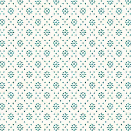 Summers End 229750 Blossom Eyelet Ivory/Green Emily Taylor Cloud9 Half Yard