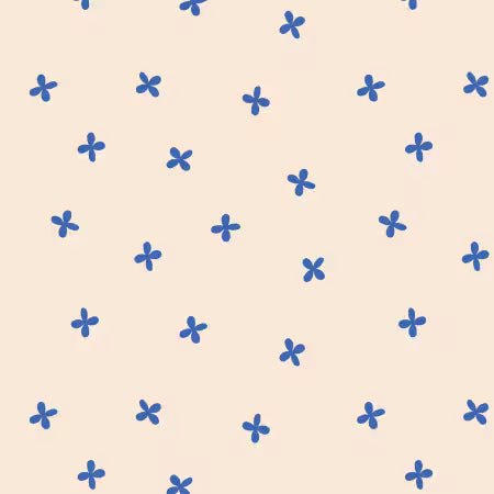 Italian Summer 229880 Sand Dollars Ivory/Blue Amy Christine Cloud9 Half Yard