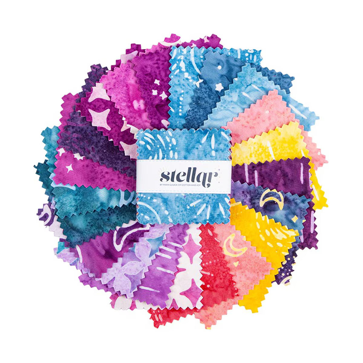 Batiks Stellar 25­-BT23877­-42 2.5" Stacker Fran Gulick Riley Blake
