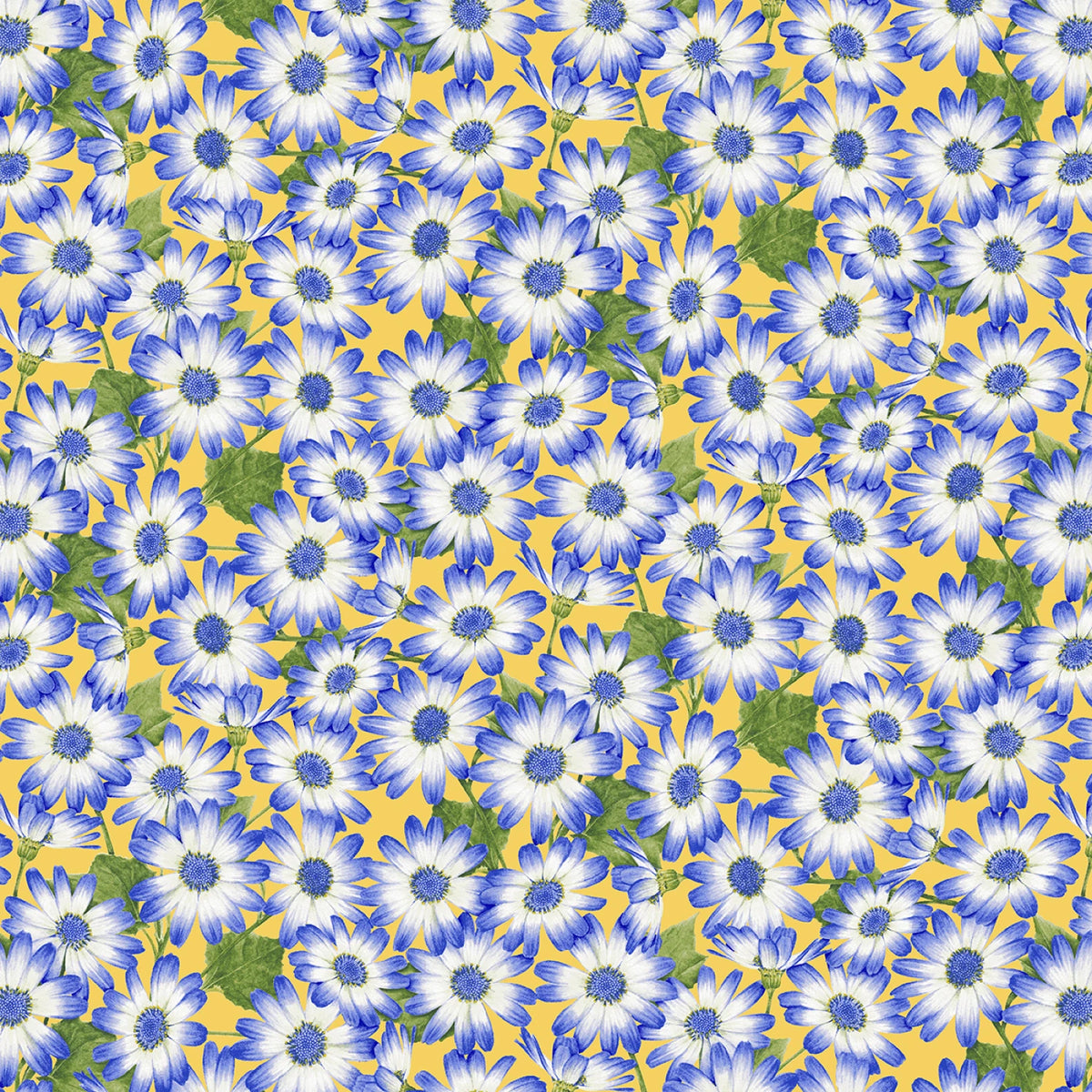 Sun Kissed Cisneraria Packed 2936-47 Jane Shasky Henry Glass Half Yard