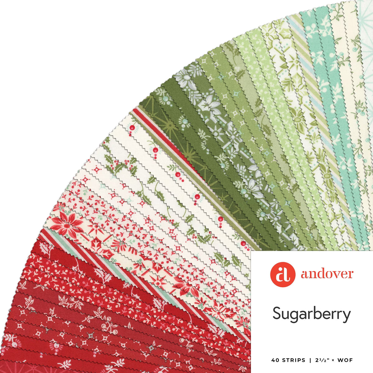 SUGARBERRY ANDOVER FABRICS JELLY ROLL 2S-SUGARBERRY-X
