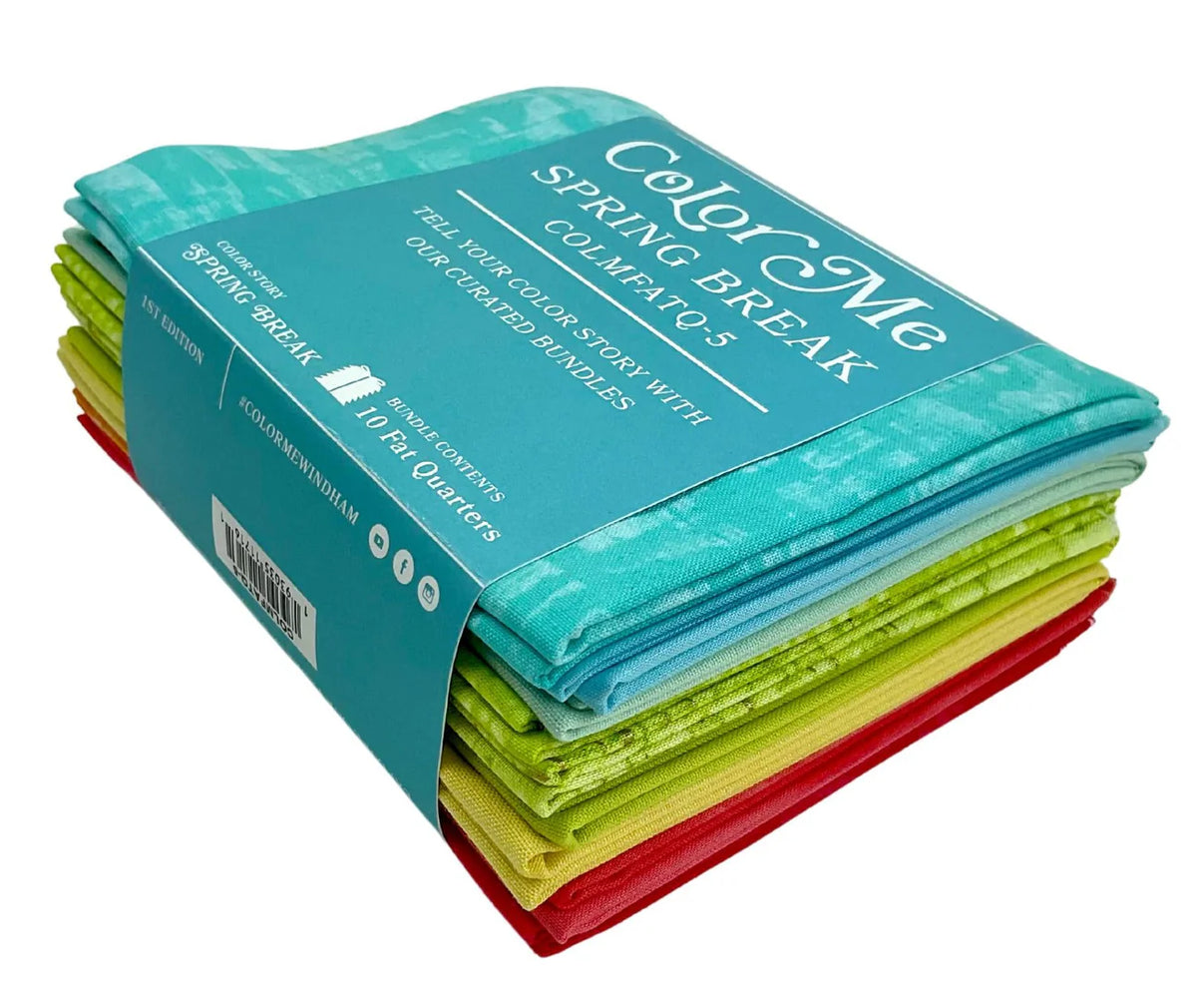 Color Me COLMFATQ-5 Spring Break Fat Quarter Whistler Studios Windham