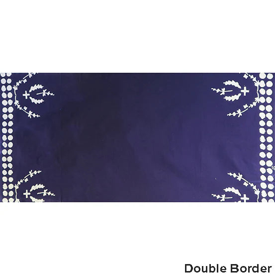 Indigos Handcrafted Batik Border Alison Glass Andover AB-1789-IB By the Half Yard