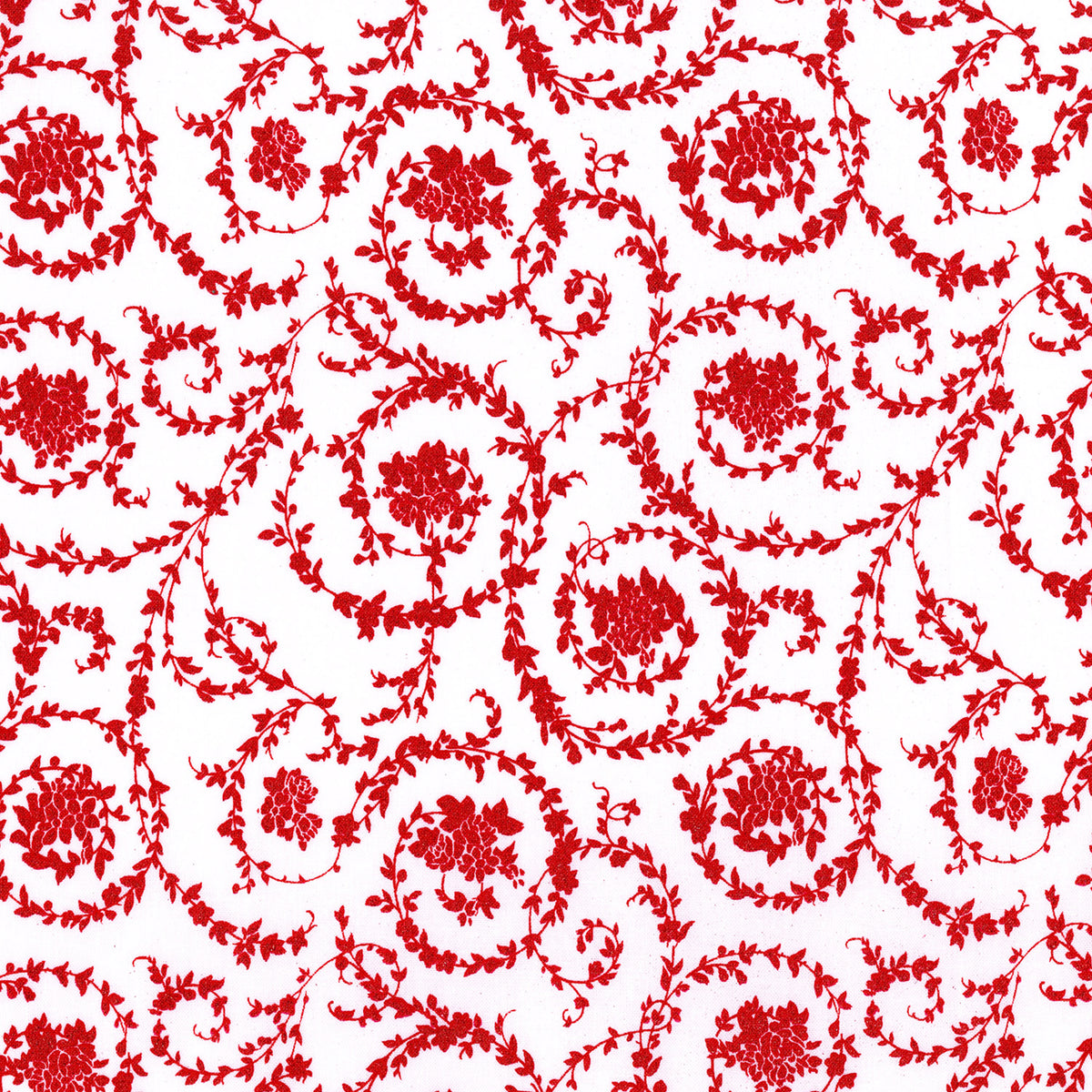 MERRY BERRY AND BRIGHT WINTER WIND  WHITE/RED RJR FABRICS  RJR3161/1 HALF YARD