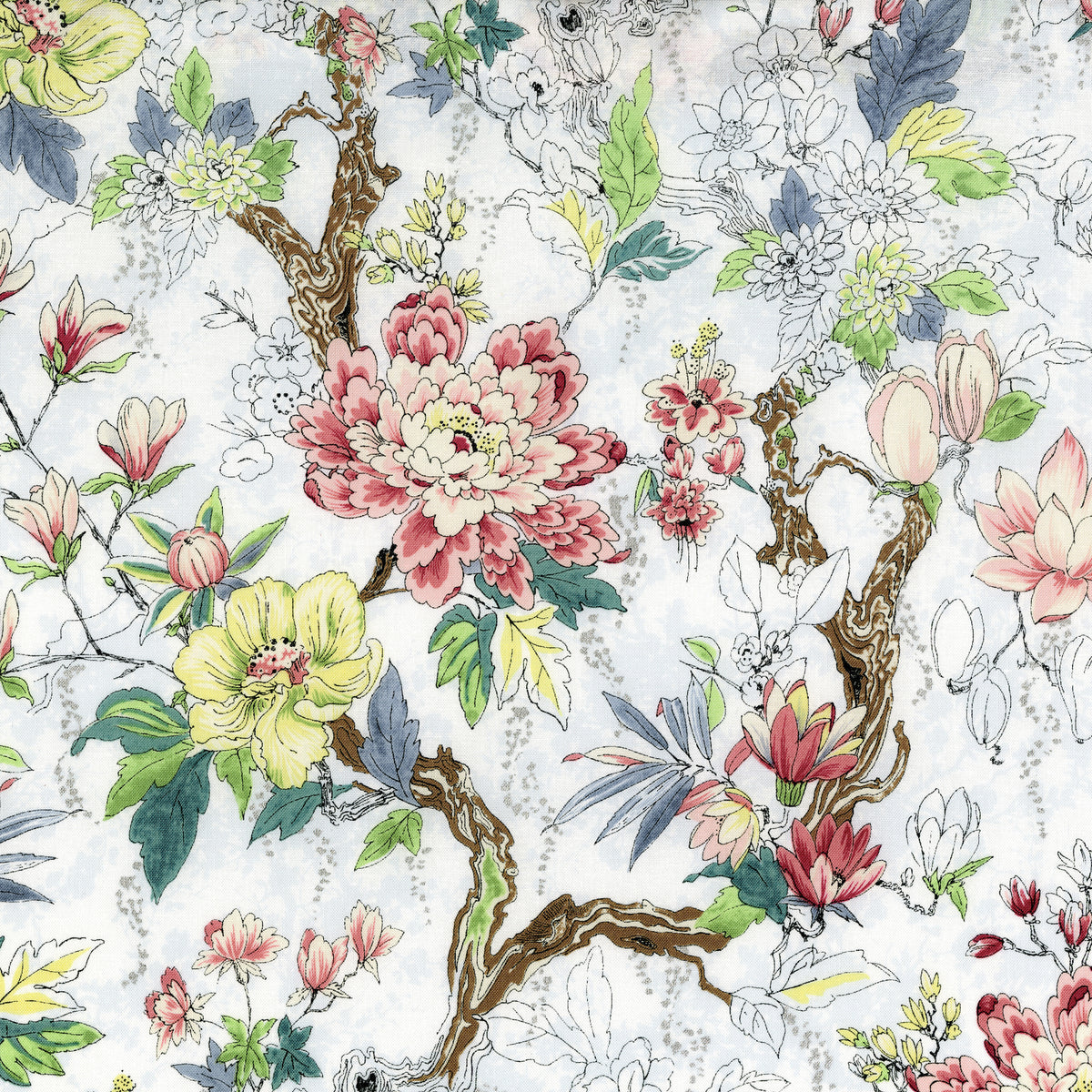 Serene Spring Daisy Field Multi Flaurie & Finch RJR Fabrics RJR 3250/1 By the Half Yard