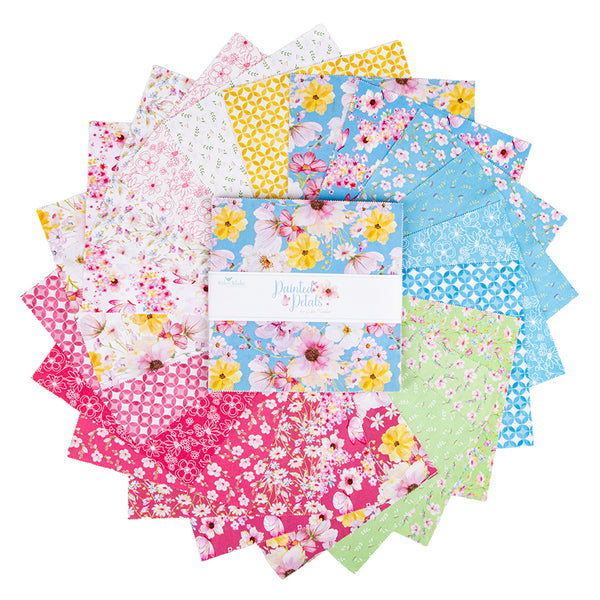 Painted Petals RP-17590-40 Jelly Roll Riley Blake 42 Pcs Asst