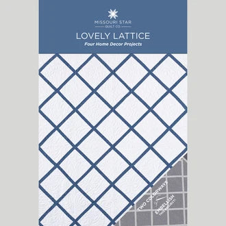 Missouri Star Quilt Lovely Lattice Fabric Kit - Chambray