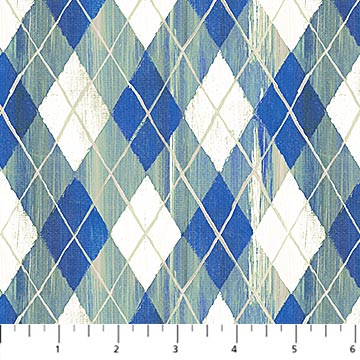 Wild Night Argyle 40051-44 Northcott Half Yard