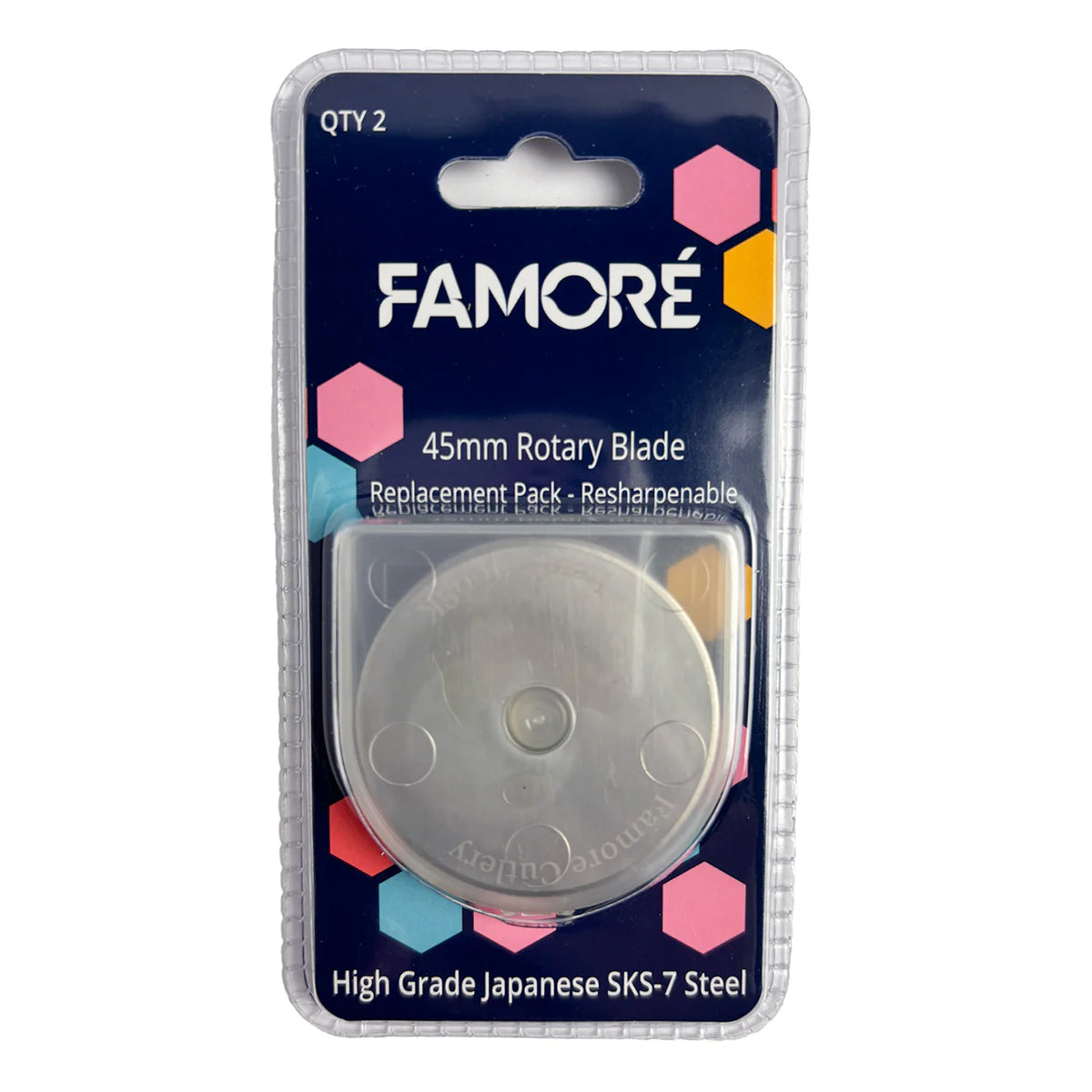 Famore  45mm SKS-7 Replacement Rotary Blades - 2pcs
