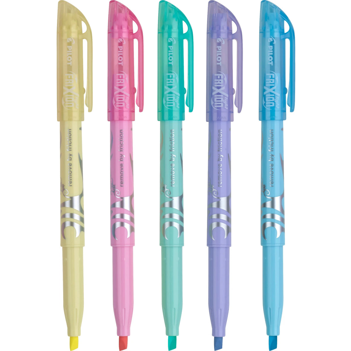 Pilot FriXion Light Pastel Erasable Highlighters 46543FX (5-Pack)