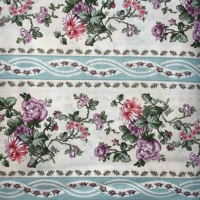 ANTEBELLUM  BORDER STRIPE  SAGE WASHINGTON STREET STUDIO 4735/26756SAG1 HALF YARD