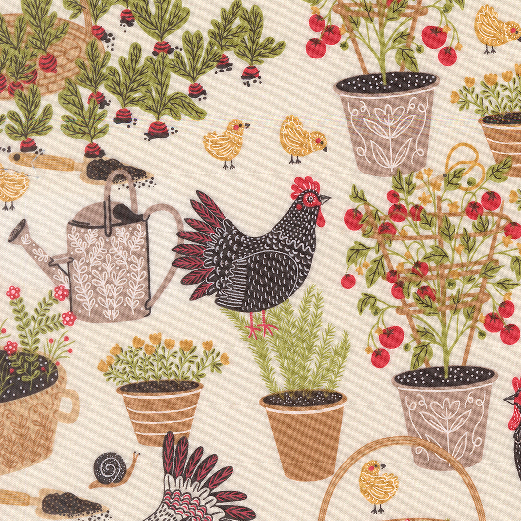 The Henhouse 2.5 Mini Charm Pack by Gingiber Moda